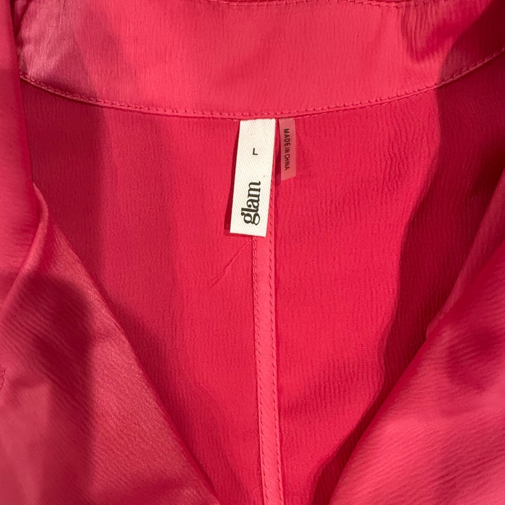 Glam Hot Pink Blazer Jacket - Picture 2 of 10